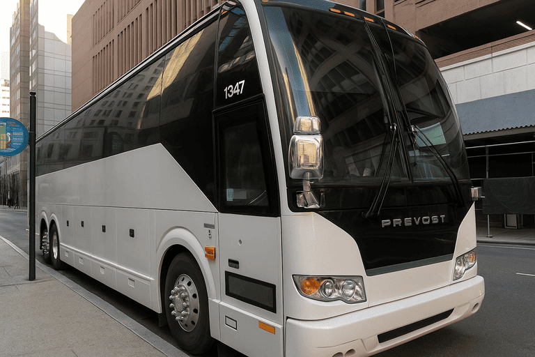 a Passaic Coach Bus Service coach bus