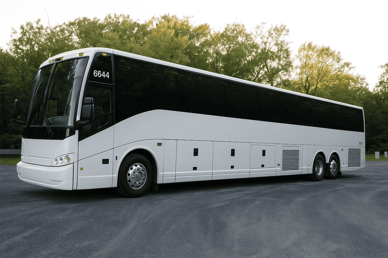 exterior of Passaic Coach Bus Service coach bus