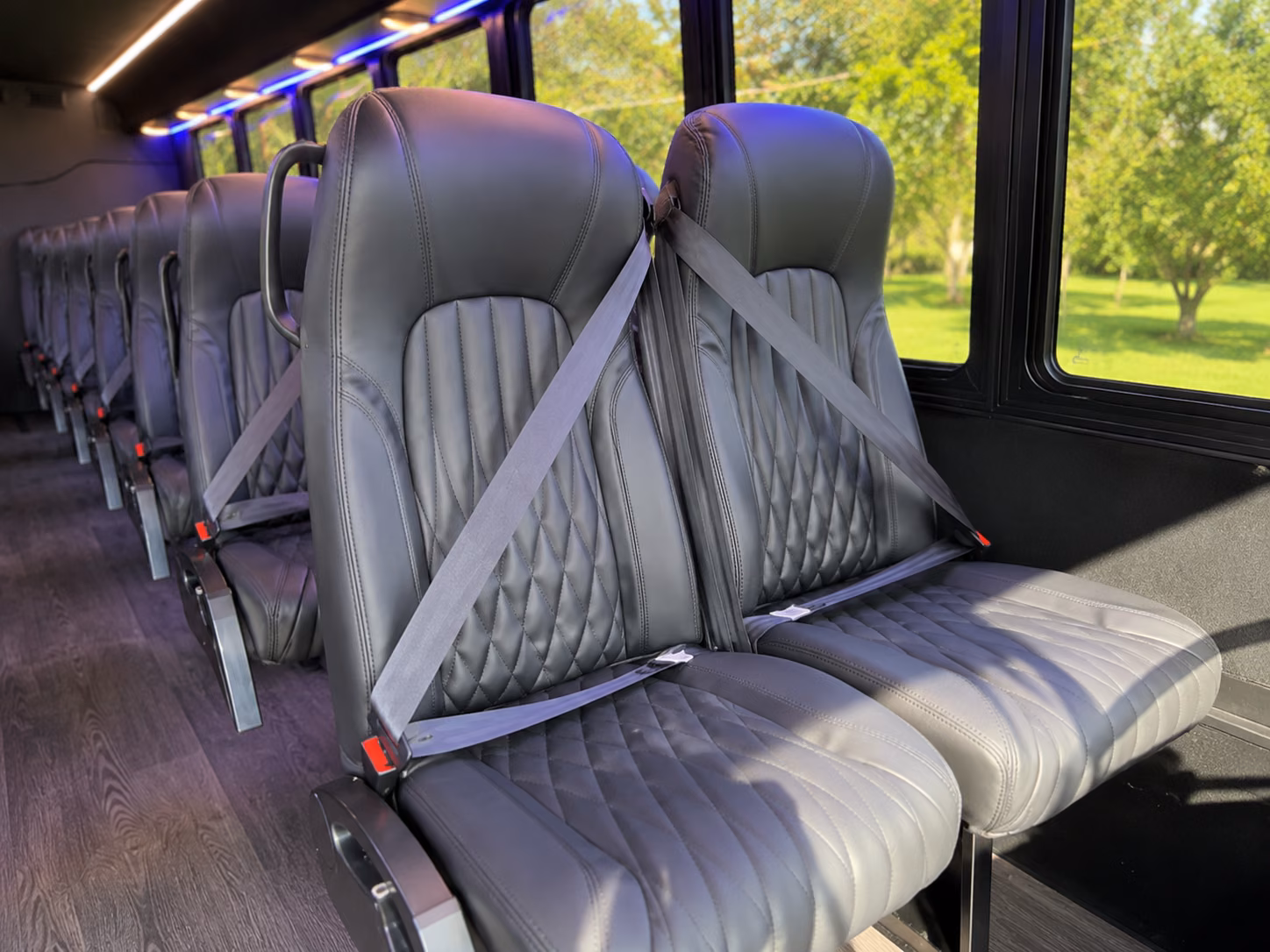 passaic 15 passenger minibus interior