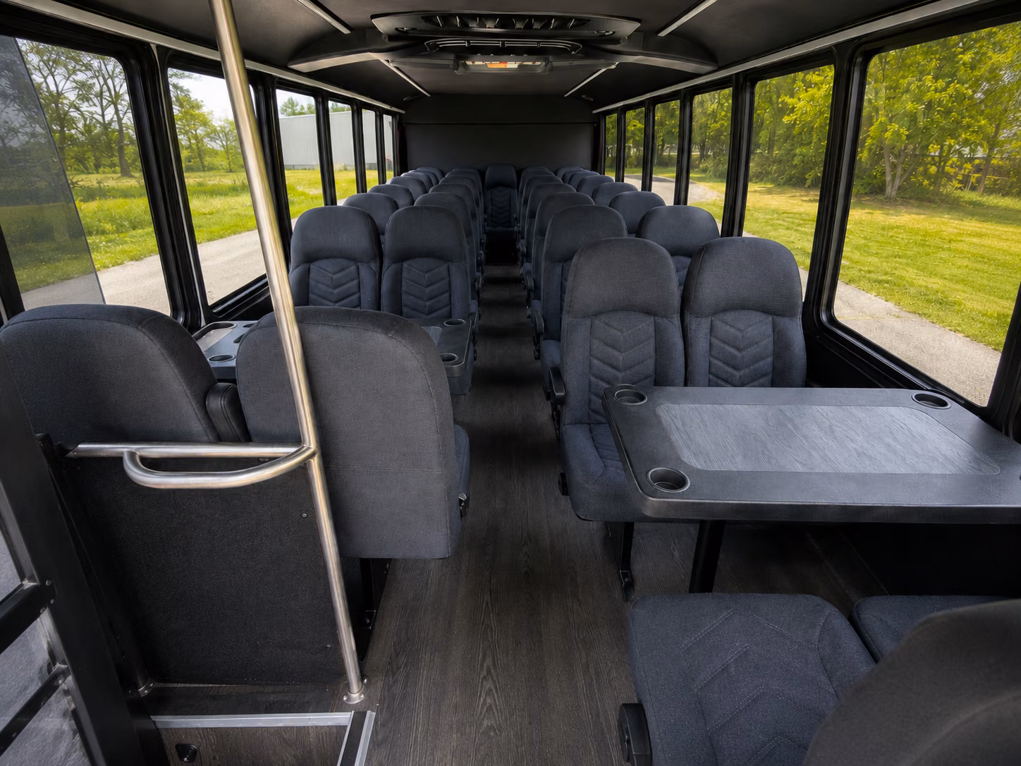 passaic 18 passenger minibus inside