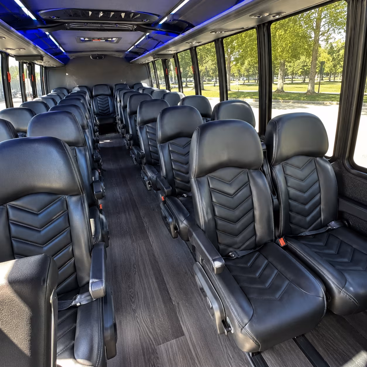 passaic 25 passenger minibus inside
