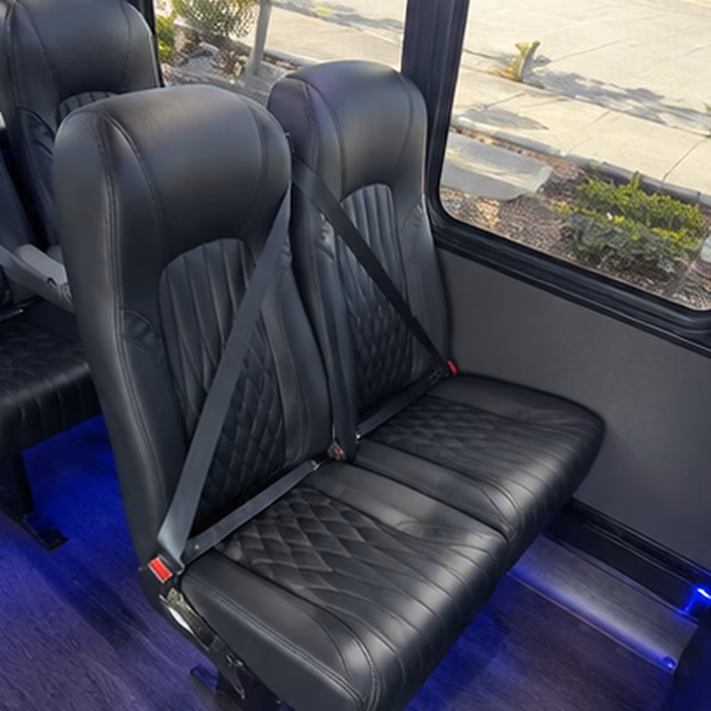 passaic 25 passenger minibus interior