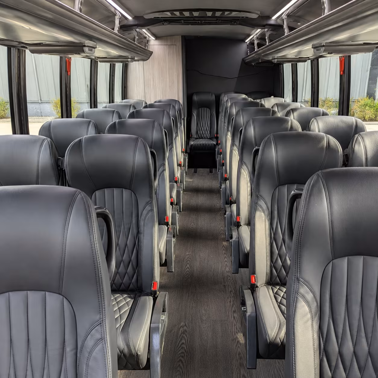 passaic 28 passenger minibus interior