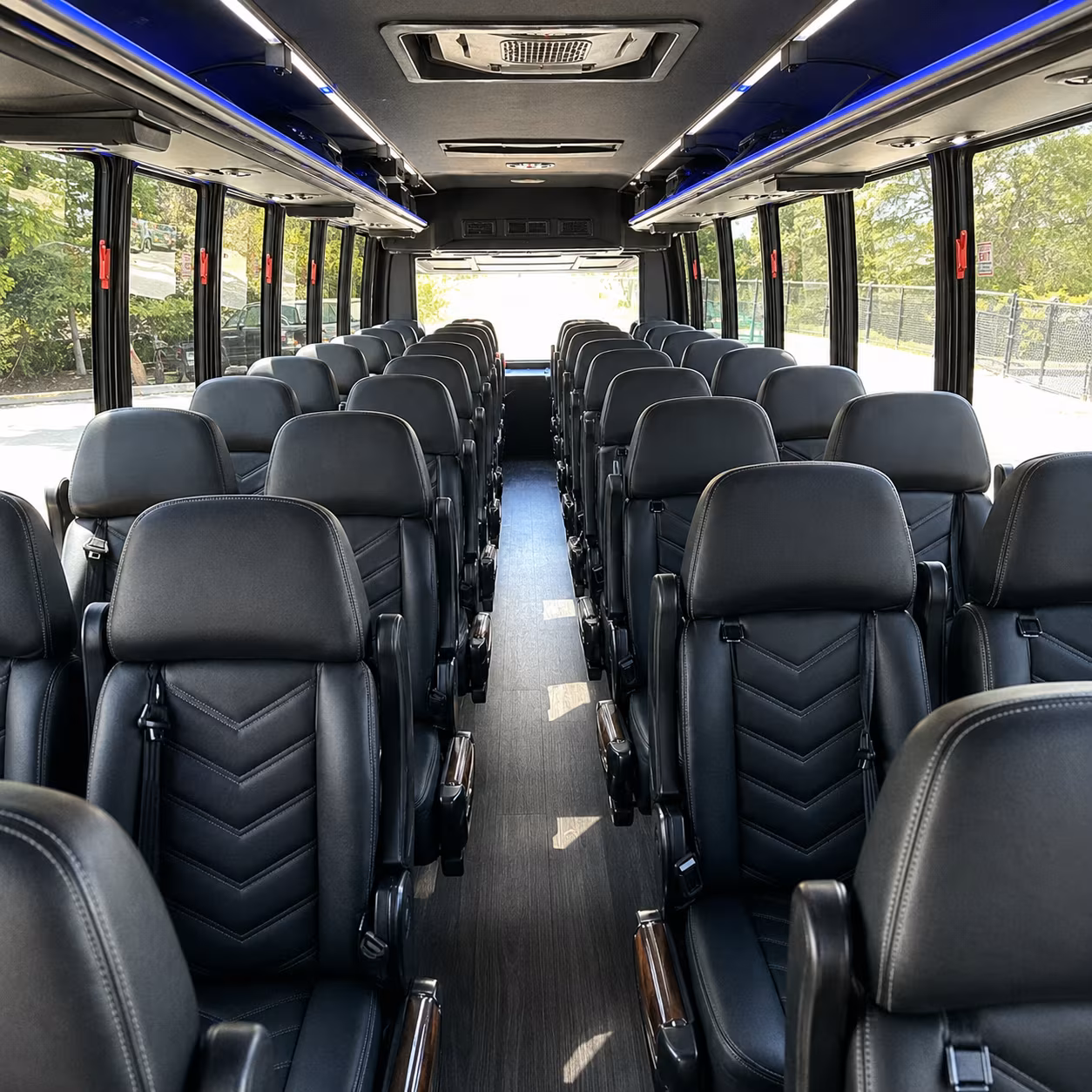 passaic 30 passenger minibus inside