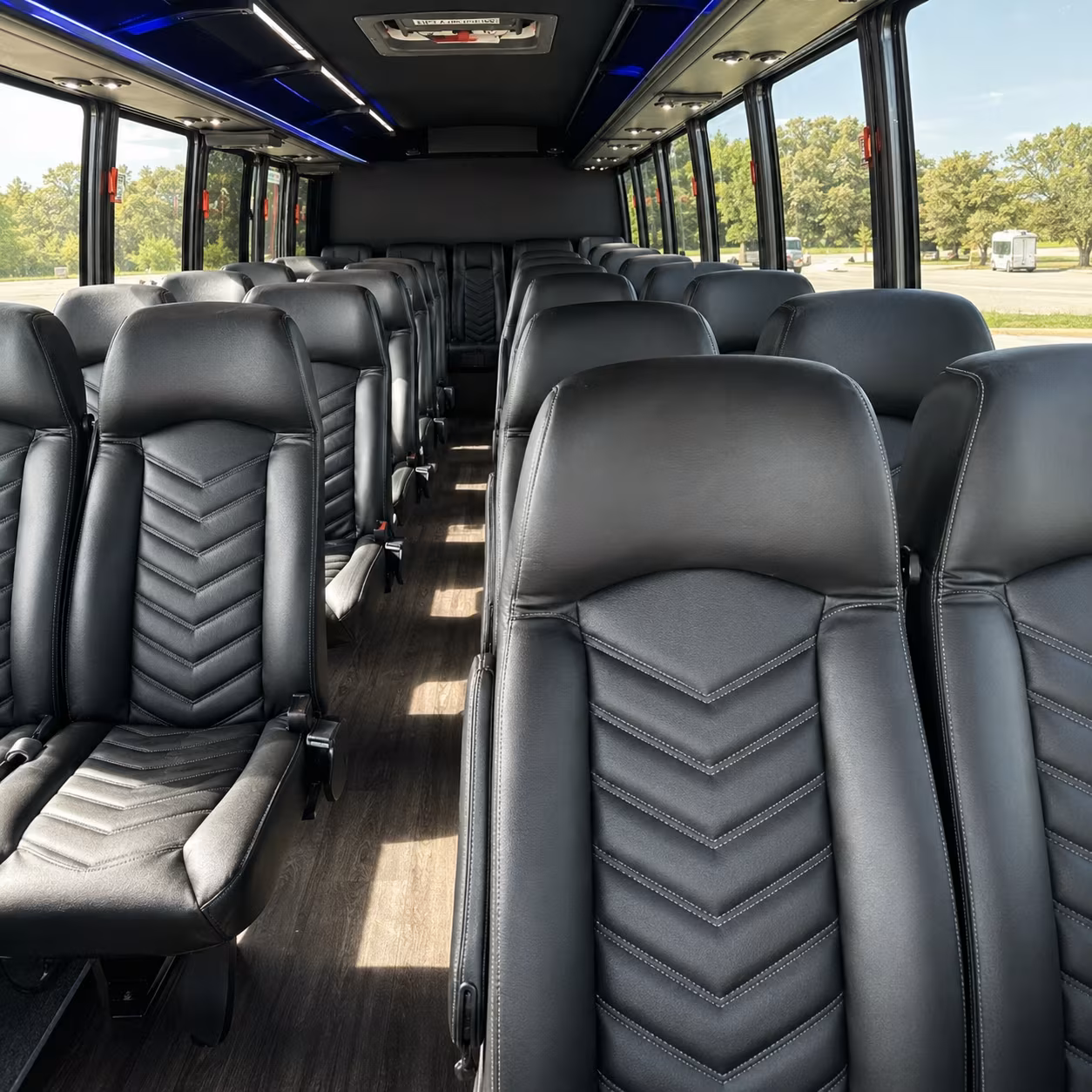 passaic 35 passenger minibus inside