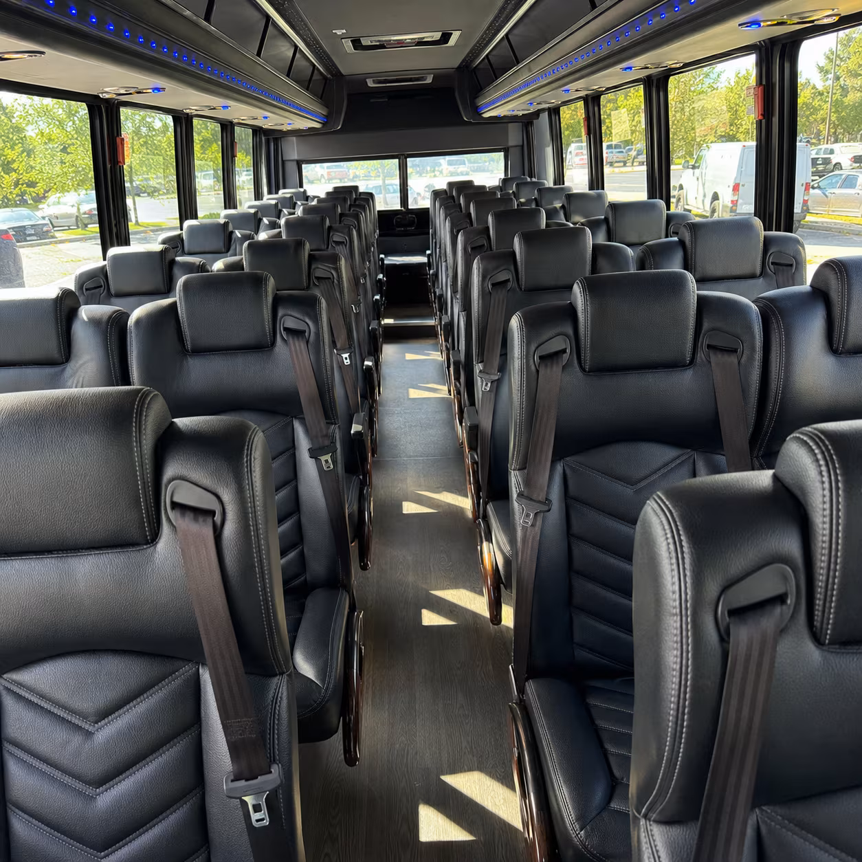 passaic 35 passenger minibus interior