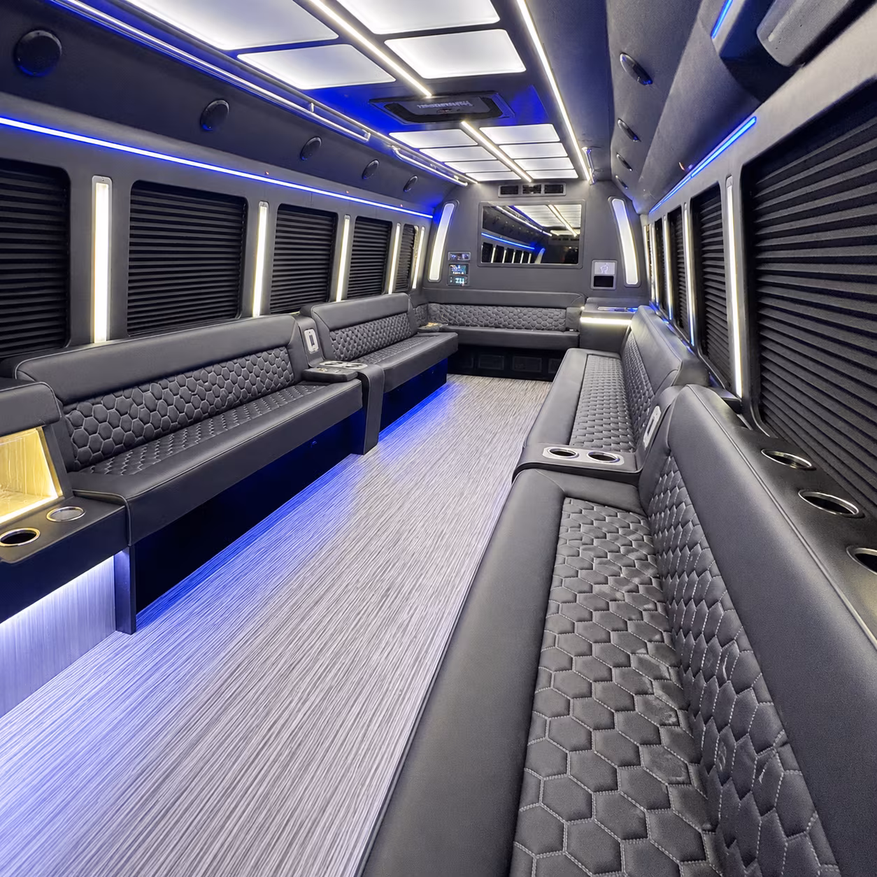passaic party bus rental interior