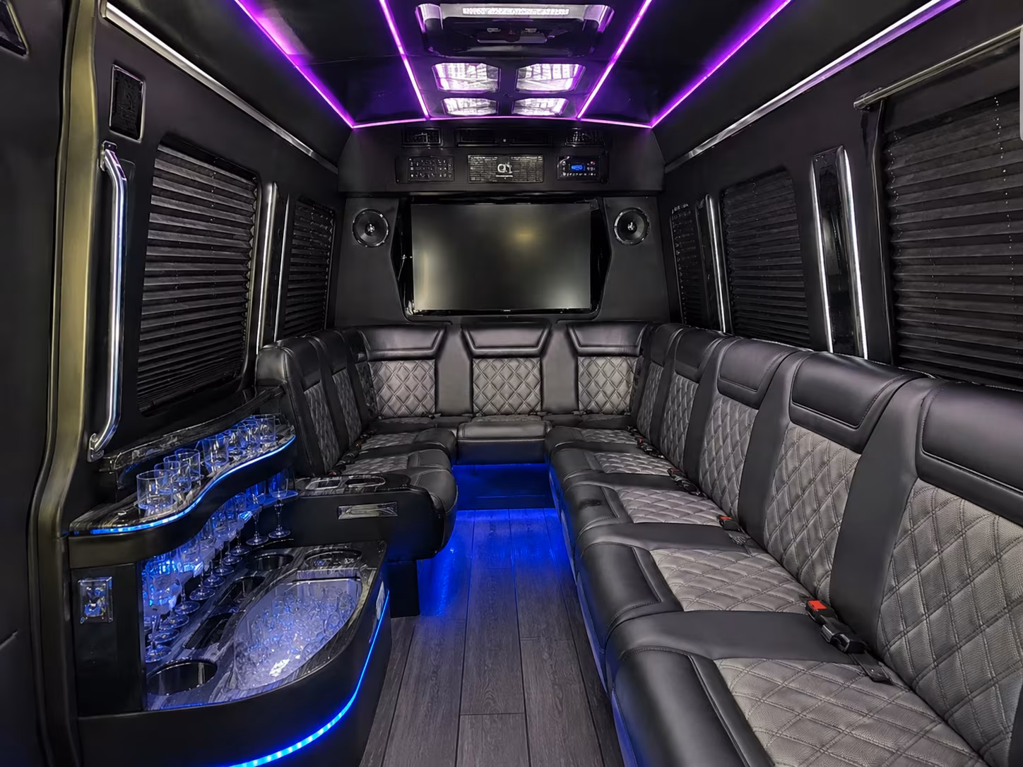 sprinter vans and minibuses for intimate passaic wedding parties